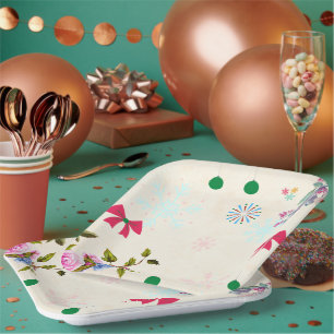  Christmas  Paper Plate