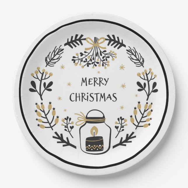 Christmas Paper Plates (Front)