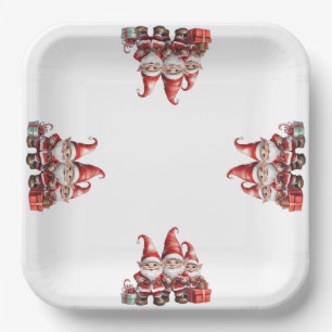 Christmas  paper plates