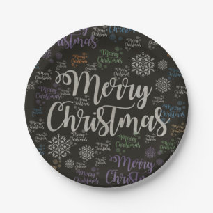 Christmas Paper Plates