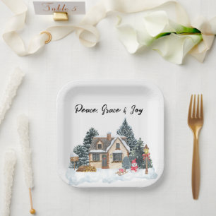 Christmas Paper Plates