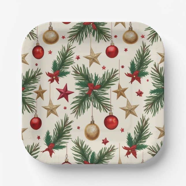 Christmas Paper Plates (Front)