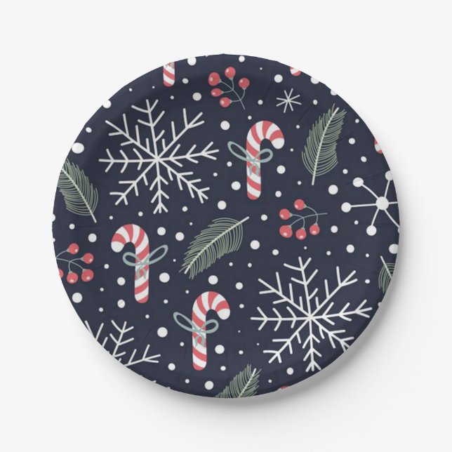 christmas paper plates (Front)