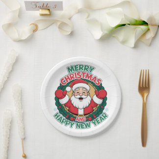 Christmas paper plates