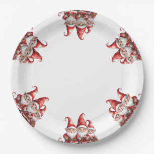 Christmas  paper plates