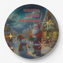 Christmas Paper plates