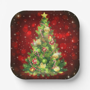 Christmas Paper Plates