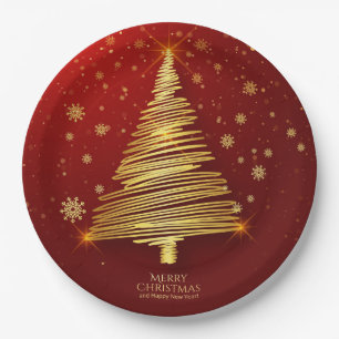 Christmas Paper Plates
