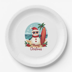christmas paper plates