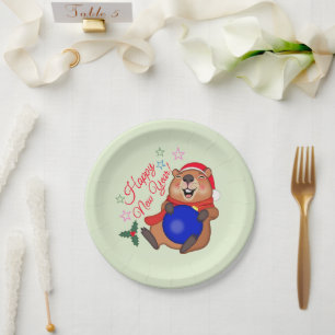 Christmas paper plates
