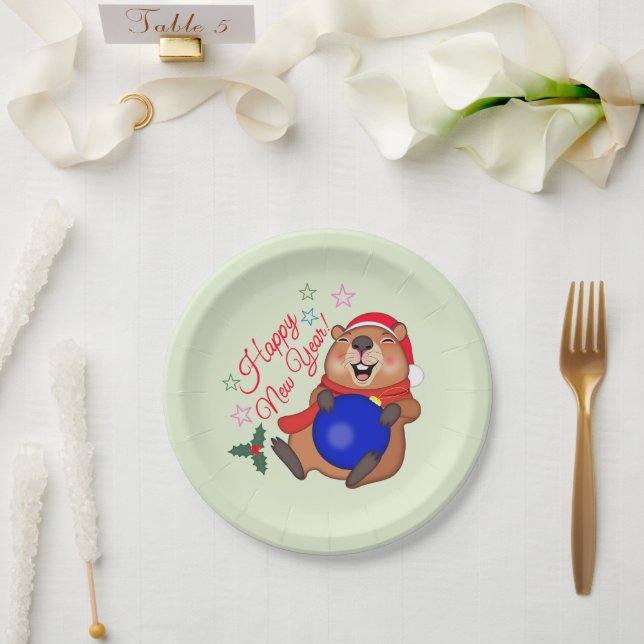 Christmas  paper plates (Wedding)