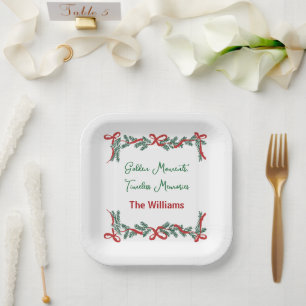 Christmas Paper Plates – Holiday Celebrations