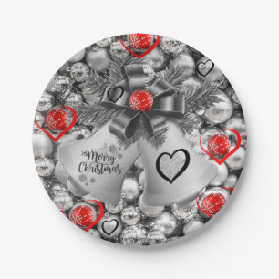 Christmas Paper Plates, Merry Christmas Plates