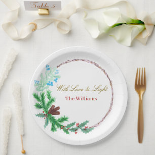 Christmas Paper Plates – Party Table Style