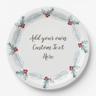 Christmas paper plates, Personalized by you Plates