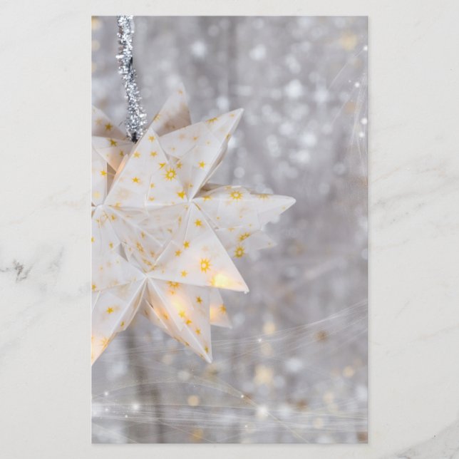 Christmas Paper Star Decoration (Front)