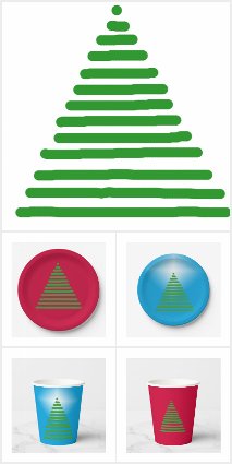 Christmas Paper Tableware