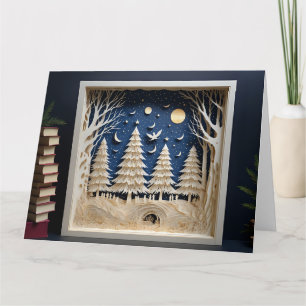 Christmas papercraft Card 