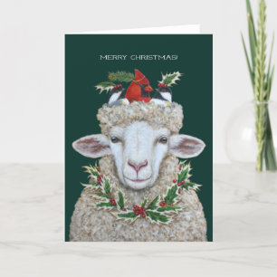 Christmas Parade holiday folded greeting card