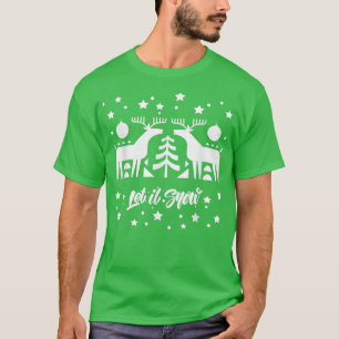 Christmas Paris France Let's Snow Tee s, Paris Lov