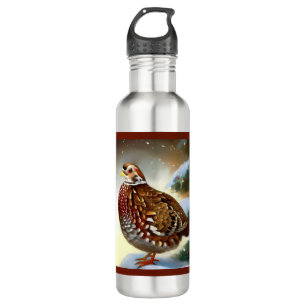 Christmas Partridge 1 Stainless Steel Water Bottle