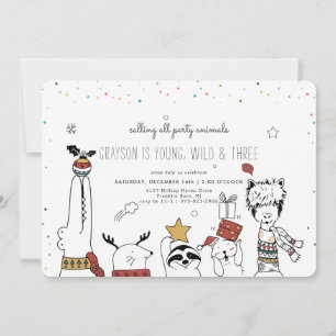 Christmas Party Animal Invitation