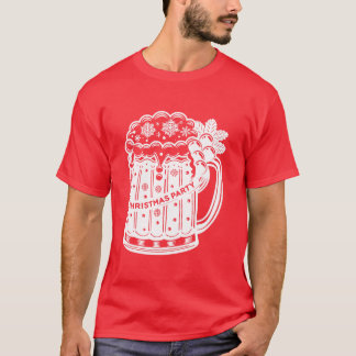 Christmas Party Beer Mug T-Shirt
