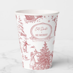 Christmas Party Chinoiserie Paper Cups