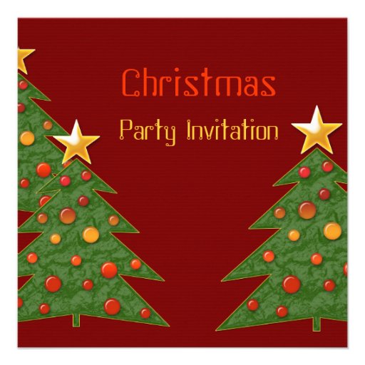 Personalized Holiday Party Invitations 4