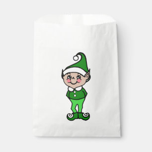 Christmas Party Elf Favor Cookie Treat Bag