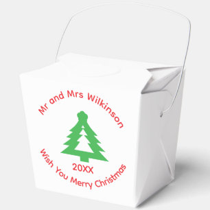 Christmas Party Favor Boxes