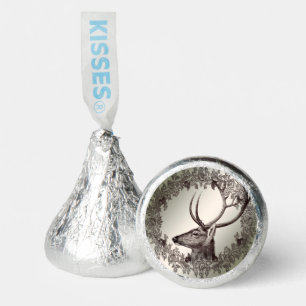 Christmas Party Floral Reindeer Golden Winter Hershey®'s Kisses®