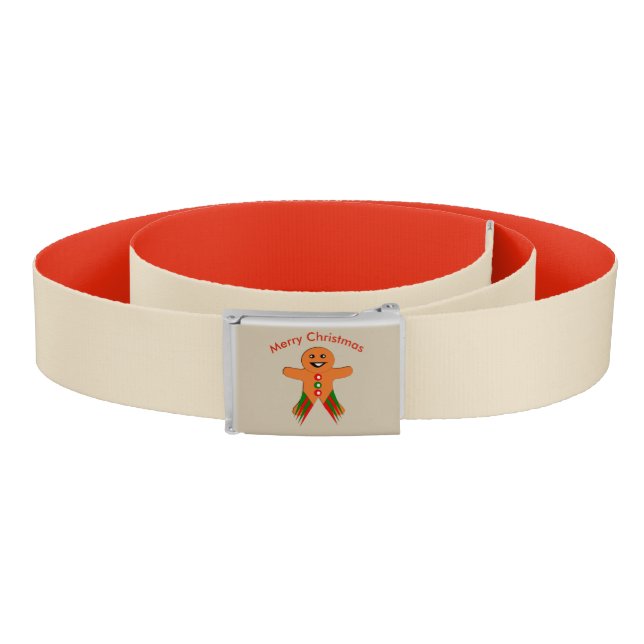 Christmas Party Gingerbread Man Belt (Coil)
