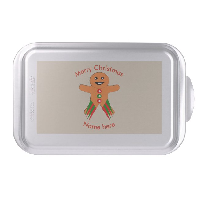 Christmas Party Gingerbread Man Cake Pan (Front)
