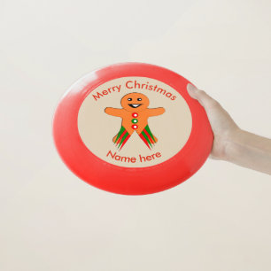 Christmas Party Gingerbread Man Frisbee