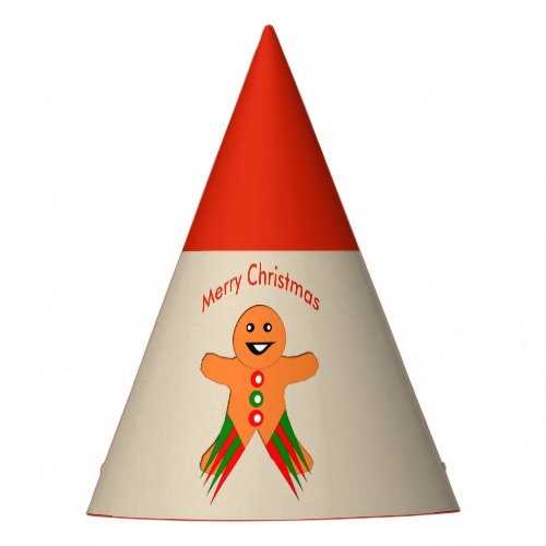 Christmas Party Gingerbread Man Party Hat