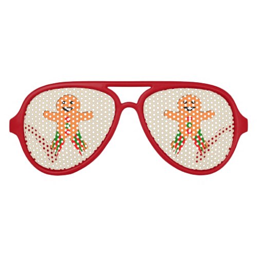 Christmas Party Gingerbread man Party Shades
