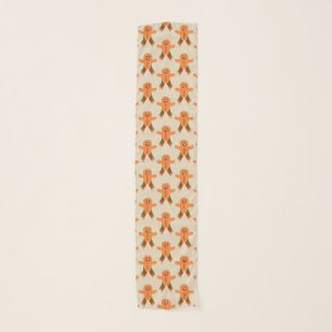 Christmas Party Gingerbread Man Scarf