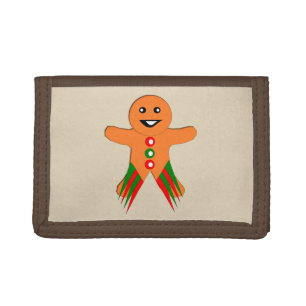 Christmas Party Gingerbread Man Wallet