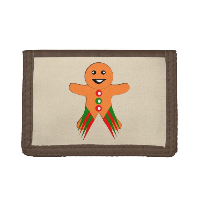 Christmas Party Gingerbread Man Wallet (Front)