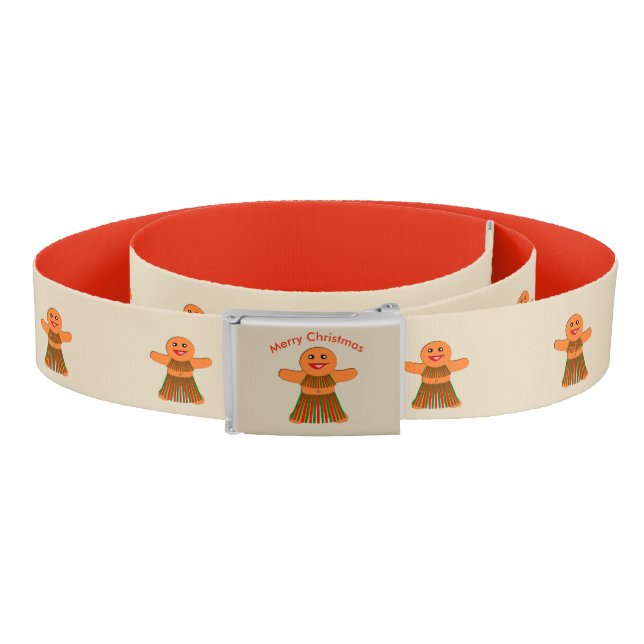 Christmas Party Gingerbread Woman Belt (Coil)