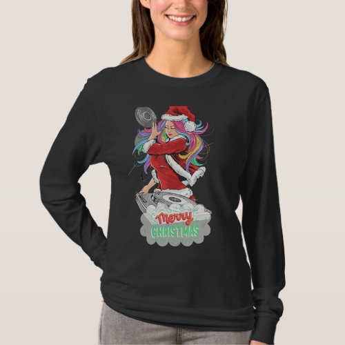 Christmas Party Girl Funny T_Shirt