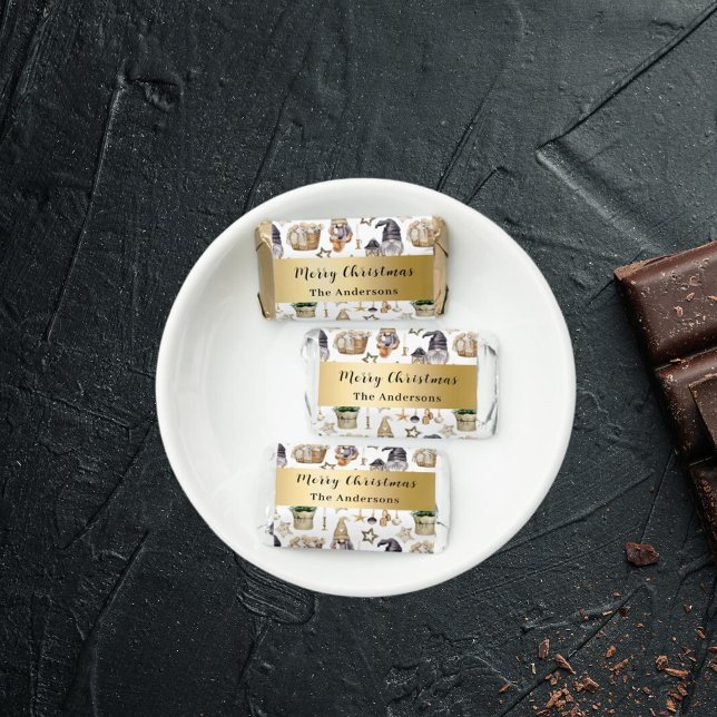 Christmas Party gnomes nordic farmhouse  Hershey's Miniatures (Creator Uploaded)