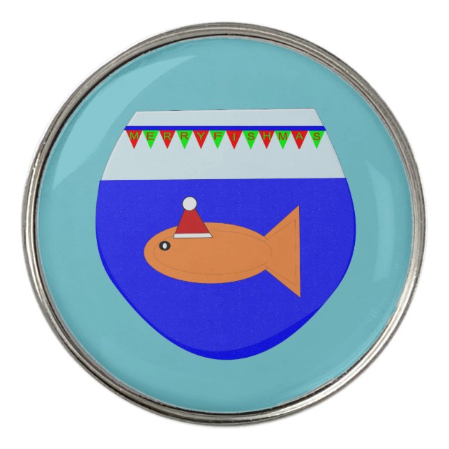 Christmas Party Goldfish Ball Markers (Front)