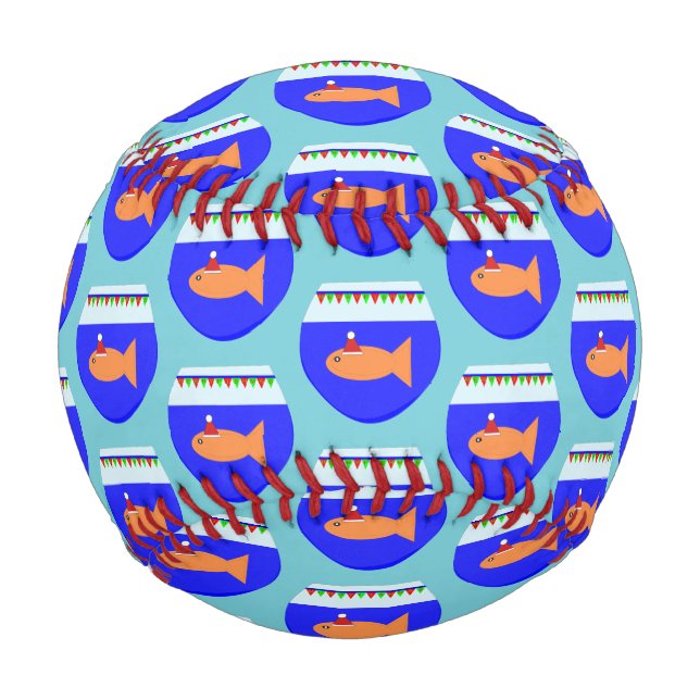 Christmas Party Goldfish Baseball (Front)