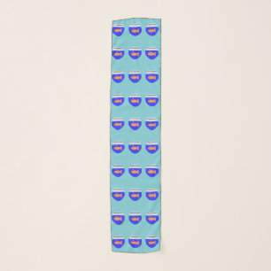 Christmas Party Goldfish Chiffon Scarf