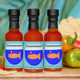 Christmas Party Goldfish Hot Sauces