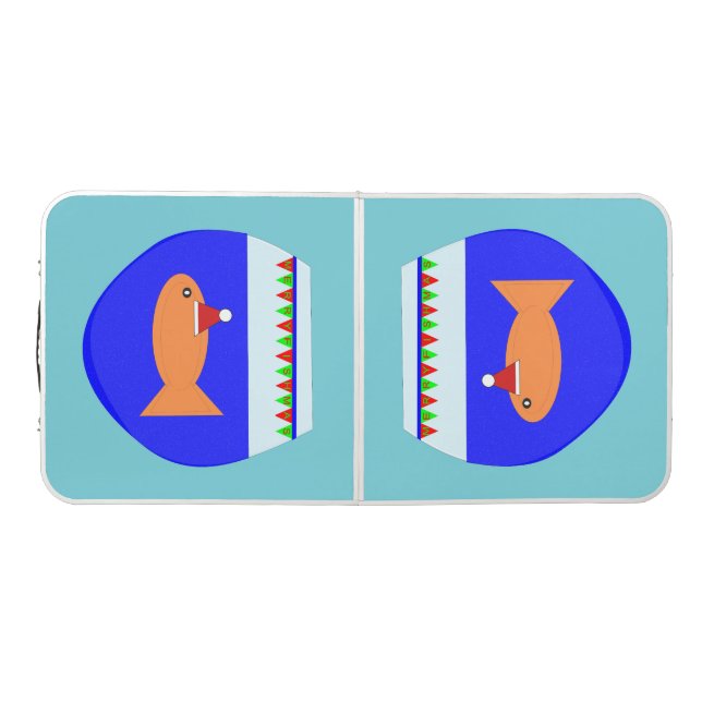 Christmas Party Goldfish Pong Table (Top)
