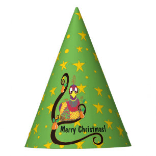 Christmas Party Hat "Partridge in a Pear Tree"