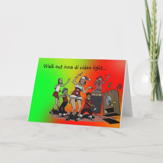 Christmas Party Holiday Card (Front)